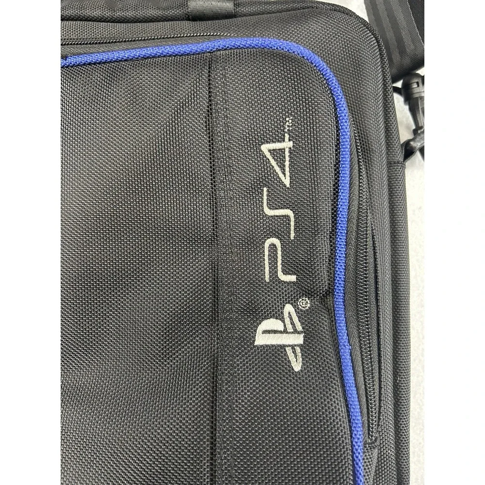 Sony PlayStation 4 PS4 Game Console Black/Blue Travel Protection Carry Case